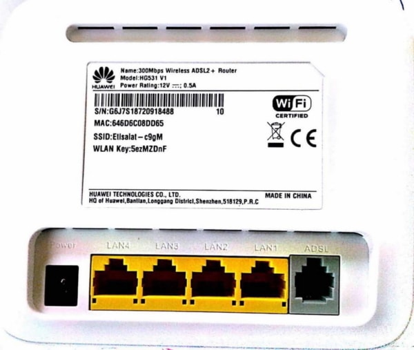 HG531 V1 300Mbps Wireless ADSL2+ Router
