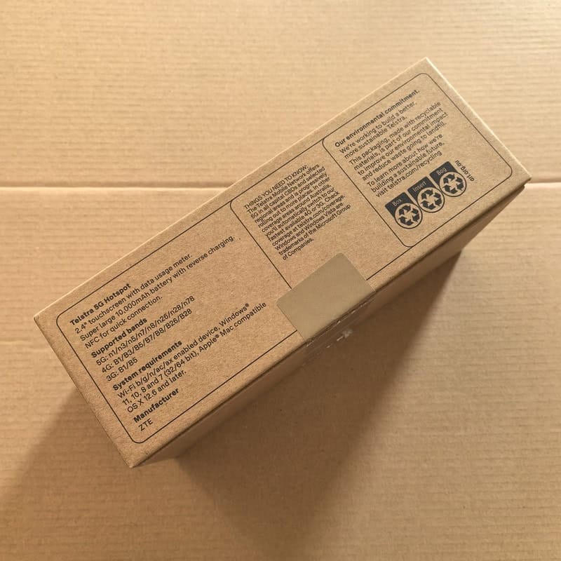 original box of Telstra mu5120